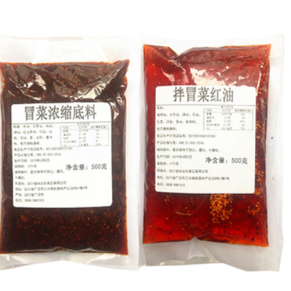 冒菜底料冒菜红油麻辣烫串串调料辣椒四川火锅调味料商用餐饮500g图3