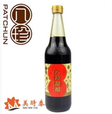 香港品牌 八珍甜醋 糯米甜醋 煲猪脚姜醋600ml*12瓶/箱
