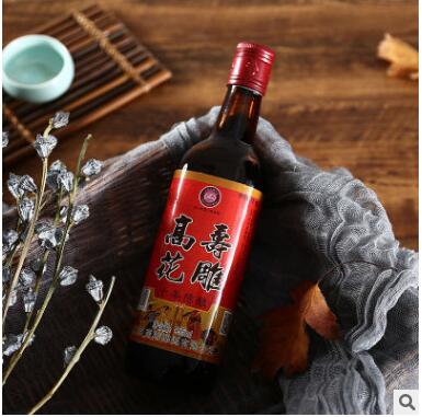 495mL高寿封缸瓶装花雕酒 陈皮酒 糯米陈酒 花露烧酒如皋特产黄酒图2