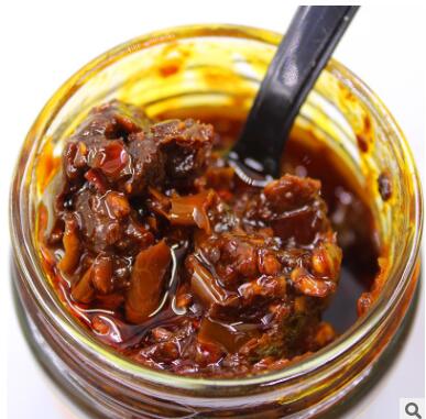 湖南衡东特产黄贡辣椒酱248g 佐餐拌饭拌面黄辣椒鲜辣酱调味图2