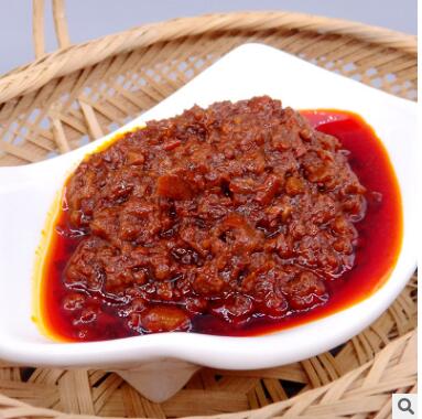 翠翠妹香辣小米辣椒酱500g 重庆秀山米豆腐油辣椒酱厂家批发图2