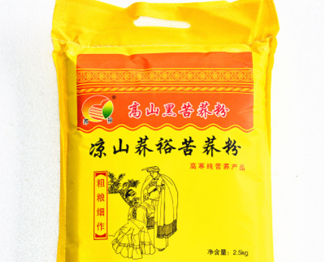 包邮大凉山糖尿饼纯苦荞粉黑苦荞皮层粉荞麦面粉荞麦粉可做面条图3