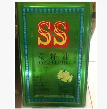 SS菜籽油16L 香港合兴食油一级菜籽油 高档酒店日餐炸物油不易黑