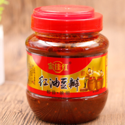 一瓶包邮正宗四川红油豆瓣酱500g家用川菜灵魂辣椒酱郫县风味豆瓣图2