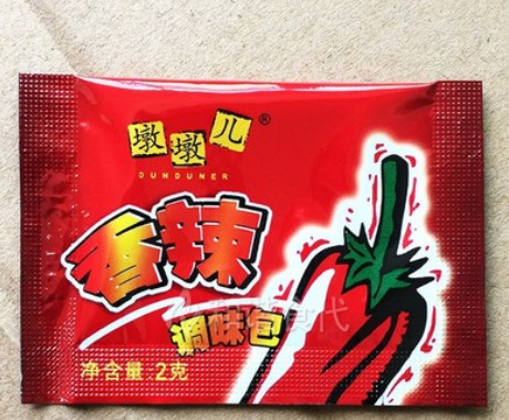 墩墩儿香辣包 100小包 辣椒粉包 炸鸡块鸡翅撒料 小包调味料图2