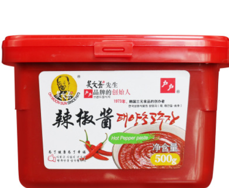 户户辣椒酱【500克】调味韩国炒年糕石锅拌饭韩式火锅甜辣酱包邮图3