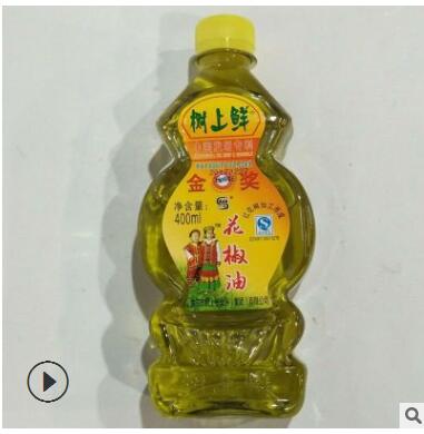 重庆万州树上鲜花椒油藤椒油塑料瓶装整件400ML*16瓶图3