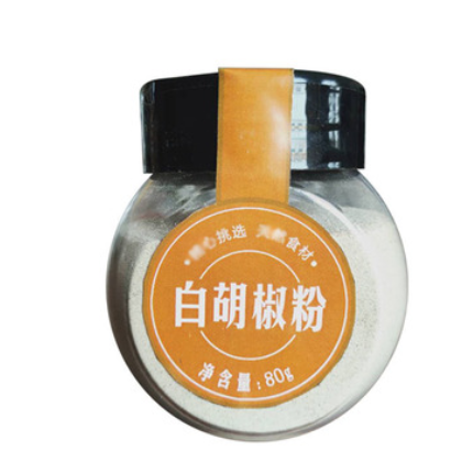 味巧嘉调味料白胡椒粉80g调味品 煲汤做菜烧烤厂家直销现货批发图2
