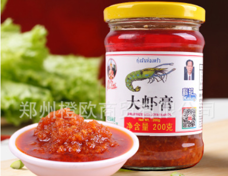 泰国潘泰大虾膏200g虾糕虾酱虾头油冬阴功家用泰式调料蛋炒饭佐图2