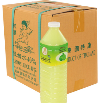 神童牌酸柑水 泰国进口酸柠檬水柠檬汁青柠汁泰菜原料1L*12瓶/箱图2