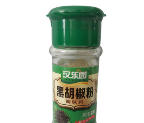 厂家直销一件代发汉乐园玻璃瓶25g黑胡椒粉家庭美味香辛料图3