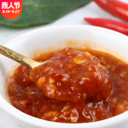 厂家直销红色特辣蒜香辣椒酱 下饭拌菜小龙虾高质调味品图3