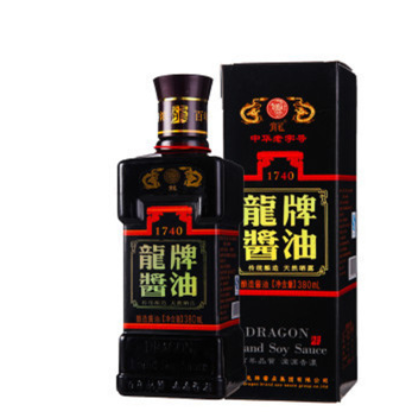 龙牌酱油380ml*12