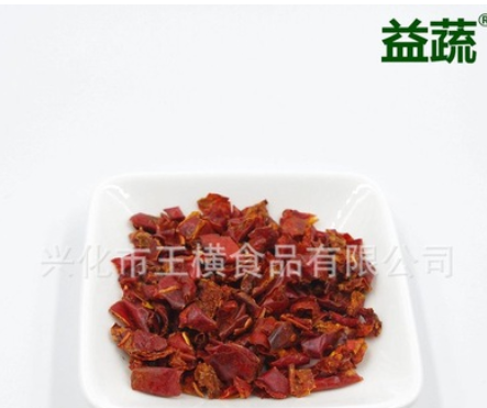 工厂批发脱水蔬菜：本年度脱水红椒粒 红甜椒 批发销售 量大优惠图2
