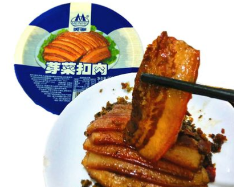 美宁芽菜扣肉350g红烧猪肉四川特产下饭菜户外方便速食菜肴咸烧白
