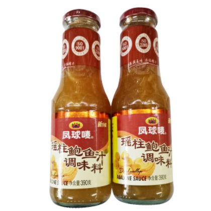 凤球唛瑶柱鲍鱼汁390g瓶装下饭菜捞饭拌面酱鲍汁即食海参调味料图2