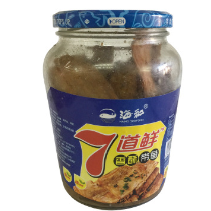 海和香酥带鱼玉蕾带鱼罐头即食红烧鱼肉下饭小菜海鲜咸图3
