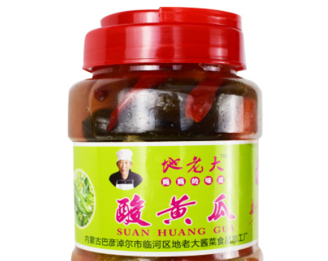 供应批发巴盟酸黄瓜500g地老大瓶装咸菜酸脆黄瓜咸菜下饭菜酱腌菜图3