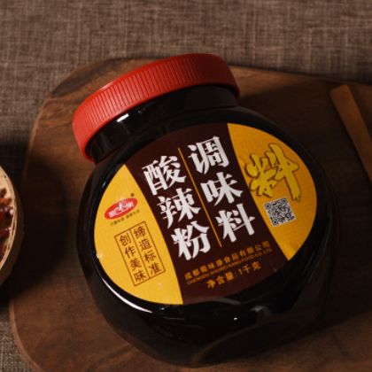 四川成都蜀味康酸辣粉酱复合调味料1KG 干锅调料膏1000克图3