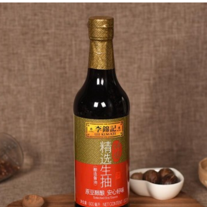 李锦记精选生抽500ml 酿造酱油生抽调料炒菜凉拌腌制图2