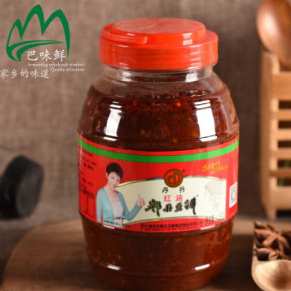 丹丹红油郫县豆瓣酱1.3kg四川川菜回锅肉调料