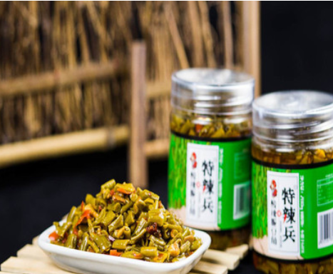 特辣兵湖南特产平江特产农家拌饭下饭菜酸辣脆豆角280g*1罐装图3