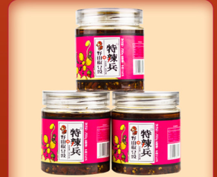 特辣兵湖南特产平江特产野山椒豆豉农家拌饭下饭菜280g*1罐装图2