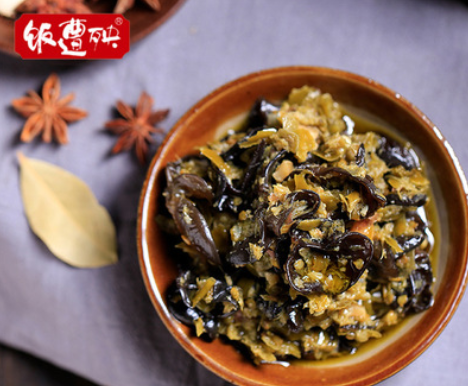 饭遭殃重庆风味特产下饭拌饭佐餐木耳腌制小菜单瓶装225g单瓶装图2