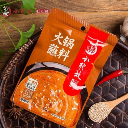 小龙坎火锅香辣蘸料120g 酱汁一体 火锅芝麻酱调味料 花生酱味碟图2