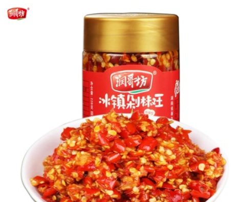 润哥坊湖南特产拌饭猛辣辣椒酱下饭菜蒜蓉辣椒酱中辣剁椒酱调味品图3