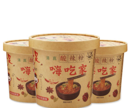 厂家直销正宗嗨吃家酸辣粉6*112g 重庆麻辣方便速食红薯粉丝图3