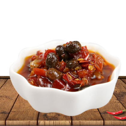 锦程豆鼓红烧辣椒酱500g 下饭菜剁椒酱 猛辣微辣 调味品 调味料图2
