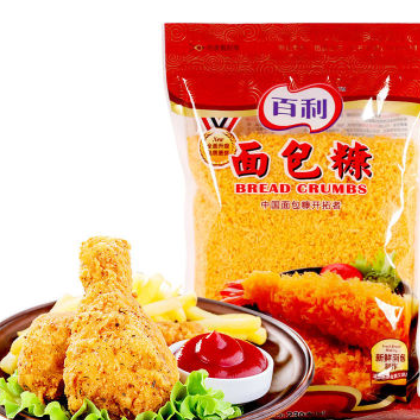 百利面包糠家用油炸香酥炸鸡粉小包装裹粉脆皮屑香蕉南瓜饼金黄色图3