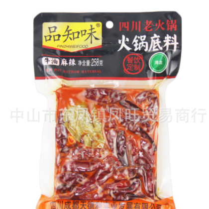 四川品知味火锅底料258g袋四川成都特产牛油麻辣老火锅牛油图2