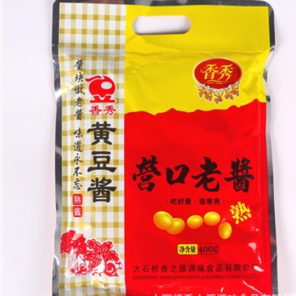 400克×5袋（包邮）香秀牌黄豆酱 营口大酱 开袋即食酱图2