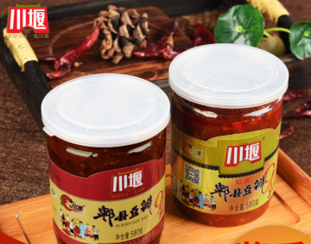 580g*2川堰郫县豆瓣酱组合装批发正宗四川家用红油辣椒酱香辣酱图2