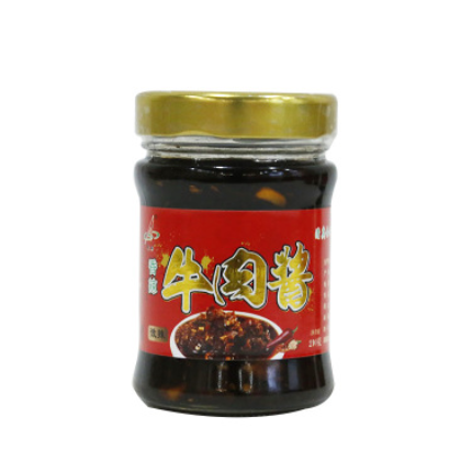 牛肉辣椒酱拌面拌饭下饭酱批发香辣牛肉酱210g/瓶 香辣牛肉酱图3
