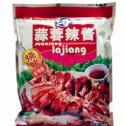 飞虎牌蒜蓉辣酱烧烤型500g*5袋烧烤 冷面肉串蔬菜面筋鱿鱼 包邮图3