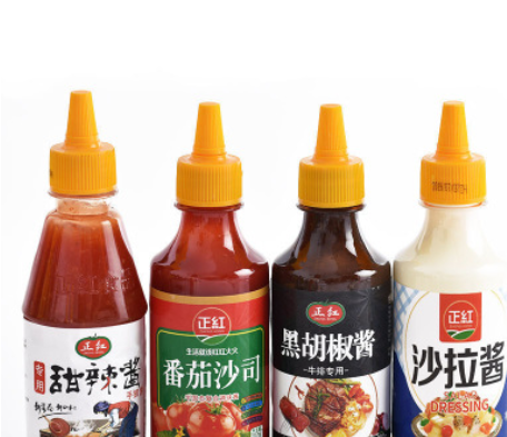 番茄酱沙拉酱2瓶装560g甜辣酱黑胡椒酱组合手抓饼酱料沙司280g图2