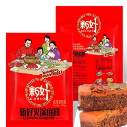 厂家直供批发土家手作新好四川老火锅底料180g串串香麻辣烫底料图3