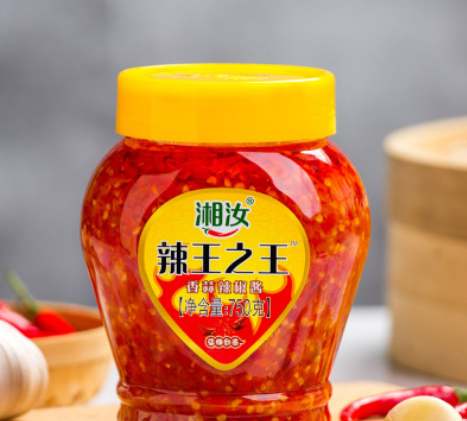 湖南辣酱株洲汝城湘汝拉王之王农家自制剁辣椒下饭菜香蒜辣椒酱图2