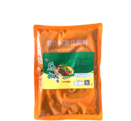 批发商用藤椒味火锅底料餐饮装1000g 青花椒藤椒酱米线调味料酱料图3