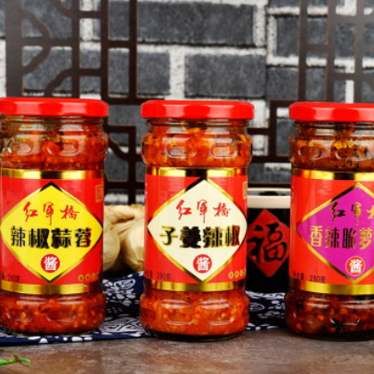 下饭菜拌饭蒜蓉辣酱仔姜辣酱萝卜干下饭酱拌面酱组合290g1罐3罐图2