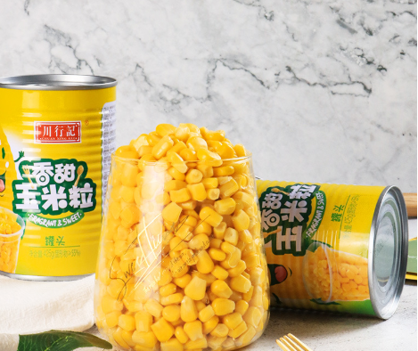 川行记玉米粒罐头425g/罐 香甜嫩脆玉米粒颗粒饱满沙拉炒菜玉米粒