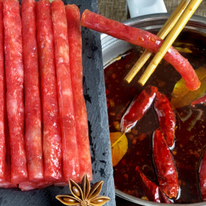 川东民盛广式腊肠200g 广味甜口小腊肠细香肠火锅烧烤涮串迷你肠图3