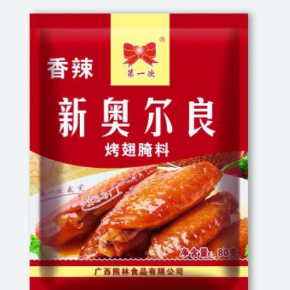 第一次新奥尔良鸡翅腌料粉原味香辣味80g500g家用商用烤肉烧烤料图3