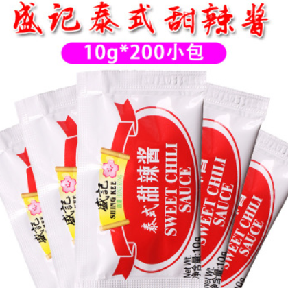 泰式甜辣酱10g*200袋 小包装商用披萨手抓饼烧烤炸鸡薯条蘸酱图2