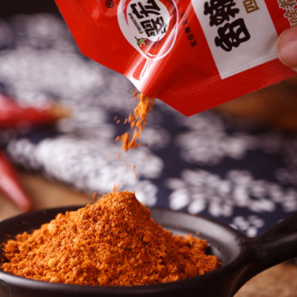 翠宏香辣蘸料3g*1000小袋四川辣椒面烧烤火锅卤菜餐饮外卖批发OEM图2