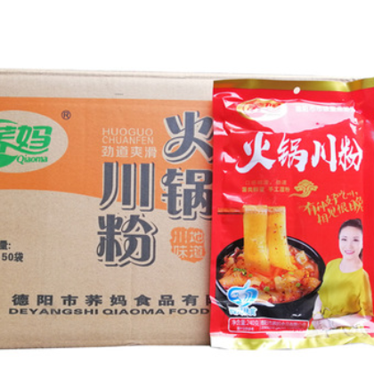 四川火锅川粉 240g * 50袋/箱 火锅粉红薯宽粉速食苕粉手工湿粉图3