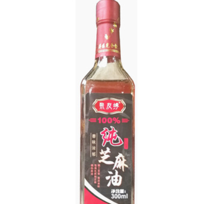 四川聚有缘 纯芝麻油 300ml 小磨香油